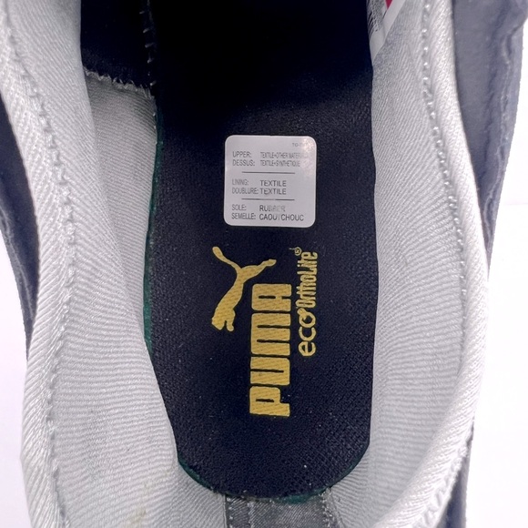 PUMA HAAST DIP DYE MENS TENNIS SHOES, SNEAKERS, BLACK YELLOW & GREY, SIZE 11 - Picture 16 of 16